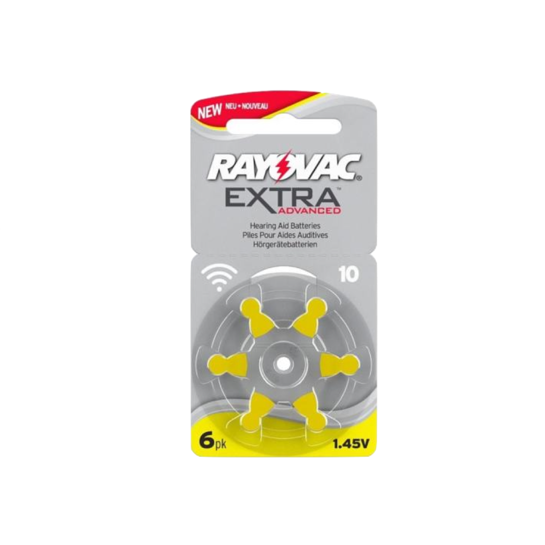 Rayovac Extra Advanced Hearing Aid Batteries (6 Cells)