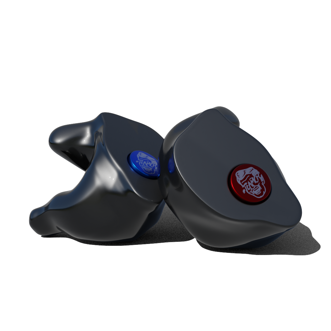 Custom Made Ear Plugs for Shooting. Black CF Block from Custom Fit Guards