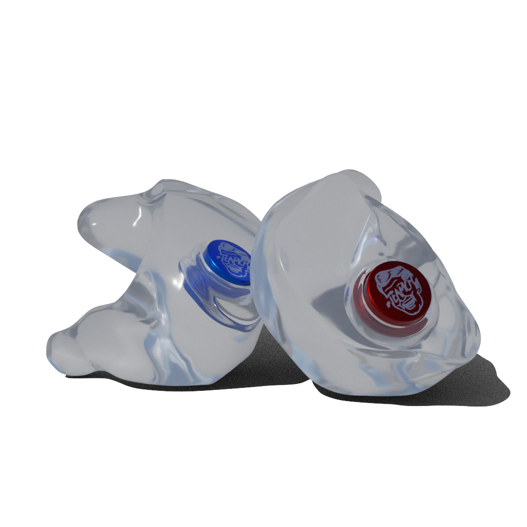 Custom Made Ear Plugs for Shooting. Clear CF Block from Custom Fit Guards