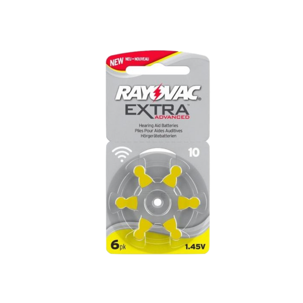 Rayovac Extra Advanced Hearing Aid Batteries (6 Cells)