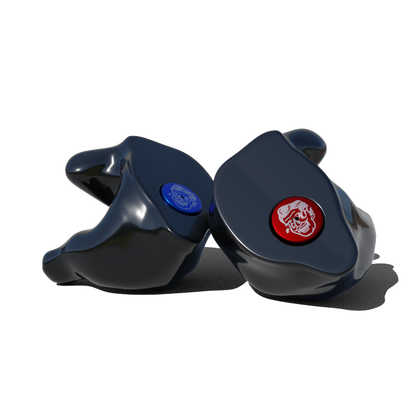 Custom Made Ear Plugs for Shooting. Black CF Passive from Custom Fit Guards