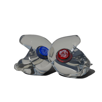 Custom Made Ear Plugs for Motorcycling. Clear CF Auto from Custom Fit Guards