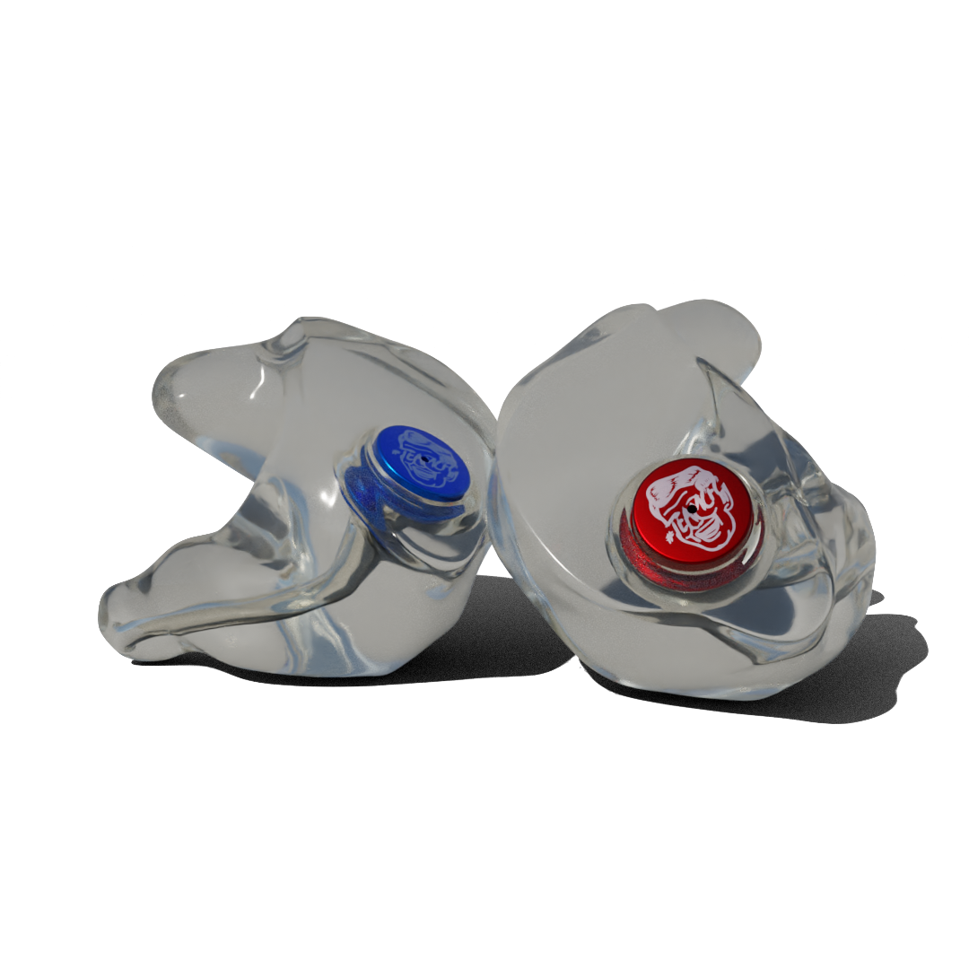 Custom Made Ear Plugs for Shooting. Clear CF Passive from Custom Fit Guards